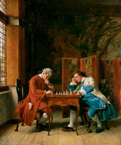 The Chess Players from Ernest Meissonier