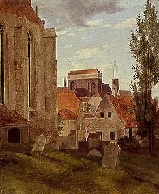 The Meissener cathedral. from Ernst Ferdinand Oehme