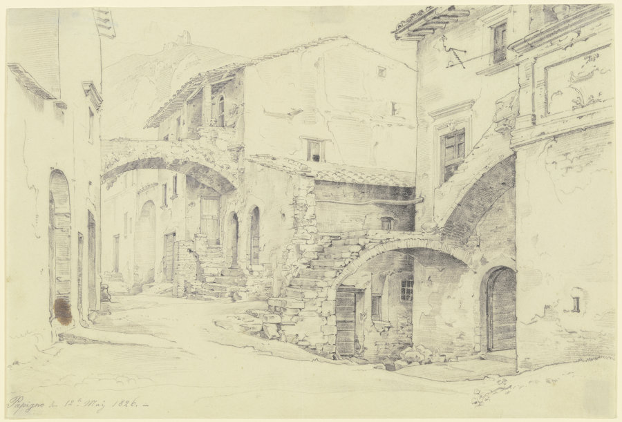 Street in Terni-Papigno from Ernst Fries