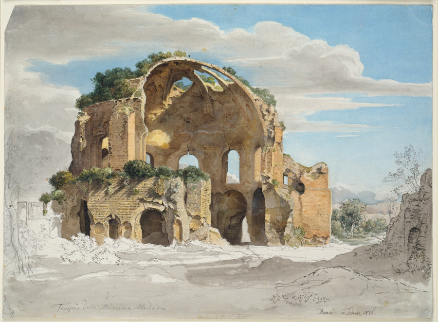 Tempel der Minerva Medica in Rom from Ernst Fries
