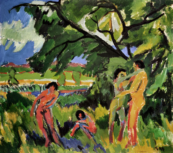 Playful nudes from Ernst Ludwig Kirchner