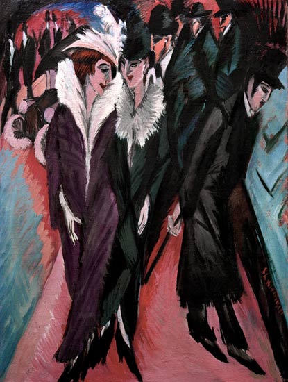 The street from Ernst Ludwig Kirchner