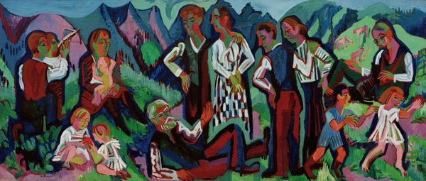 Miners' Sunday from Ernst Ludwig Kirchner