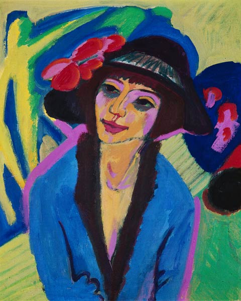 Portrait of Gerda from Ernst Ludwig Kirchner