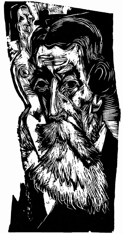 Portrait of Ludwig Schames from Ernst Ludwig Kirchner