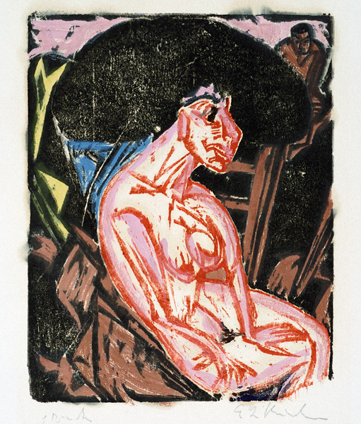 The lover from Ernst Ludwig Kirchner