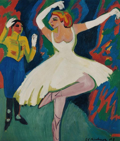 Russian dancer from Ernst Ludwig Kirchner