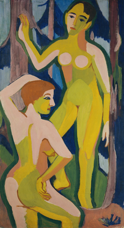Zwei Akte im Walde from Ernst Ludwig Kirchner