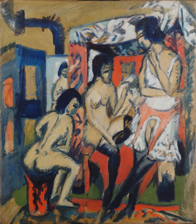 Nudes in Studio from Ernst Ludwig Kirchner