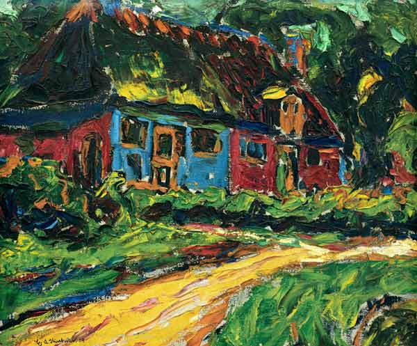 Old house on Fehmarn from Ernst Ludwig Kirchner