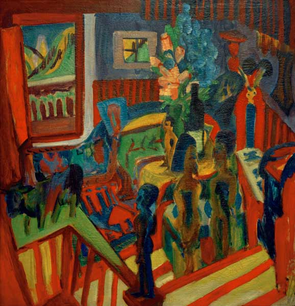 Studio corner from Ernst Ludwig Kirchner