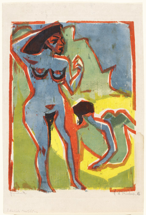 Bathing Women (Moritzburg) from Ernst Ludwig Kirchner