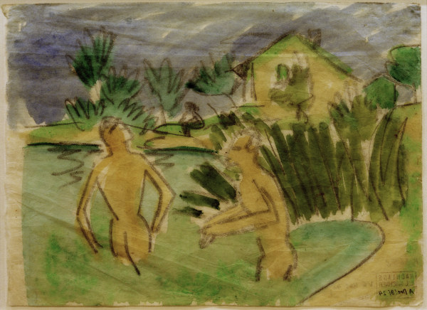 Bathing at Moritzburg
 from Ernst Ludwig Kirchner