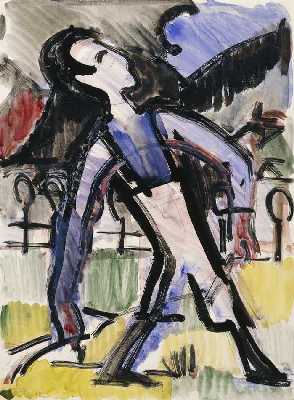 Davos figure from Ernst Ludwig Kirchner