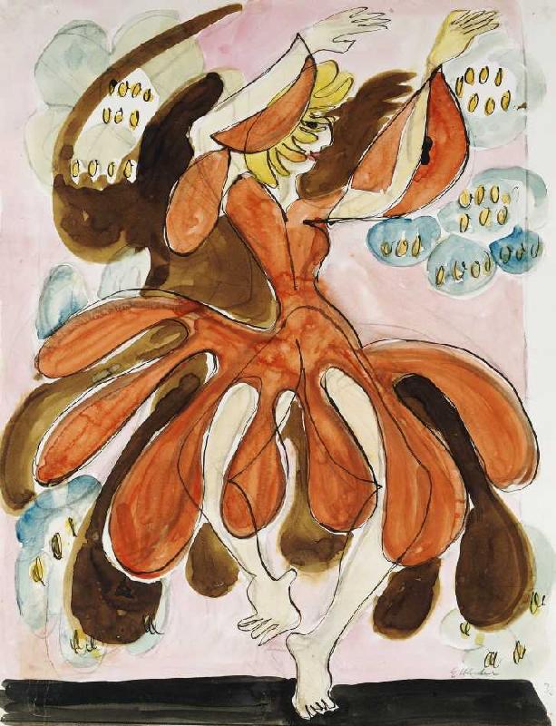 The dancer Palucca from Ernst Ludwig Kirchner