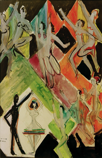 Farbentanz from Ernst Ludwig Kirchner