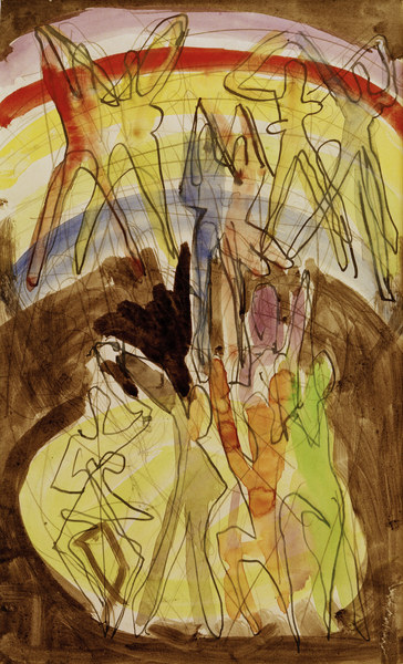 Farbentanz (Rückwand) from Ernst Ludwig Kirchner