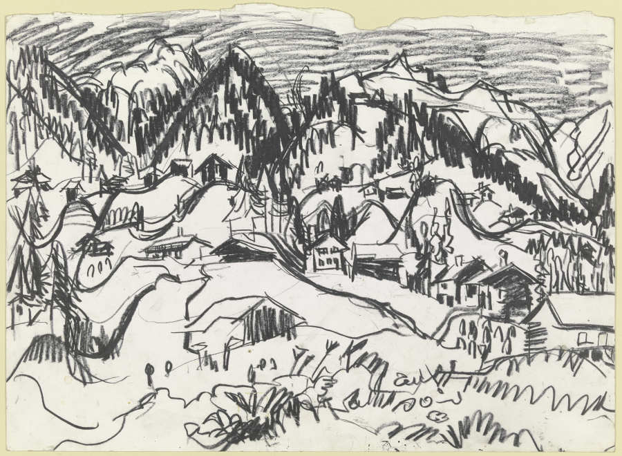 Frauenkirch from Ernst Ludwig Kirchner
