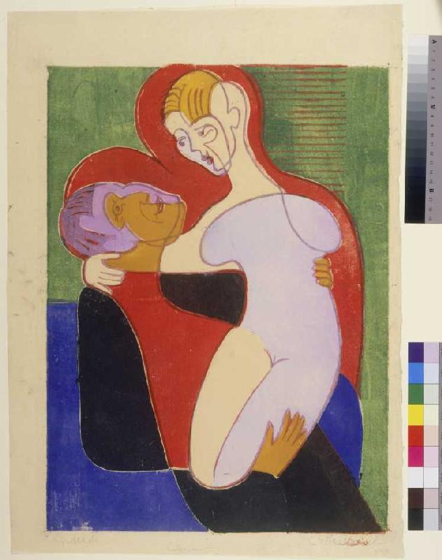 Liebespaar (Das Ehepaar Hembus) from Ernst Ludwig Kirchner