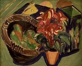 Quiet life with Früchtekorb. from Ernst Ludwig Kirchner