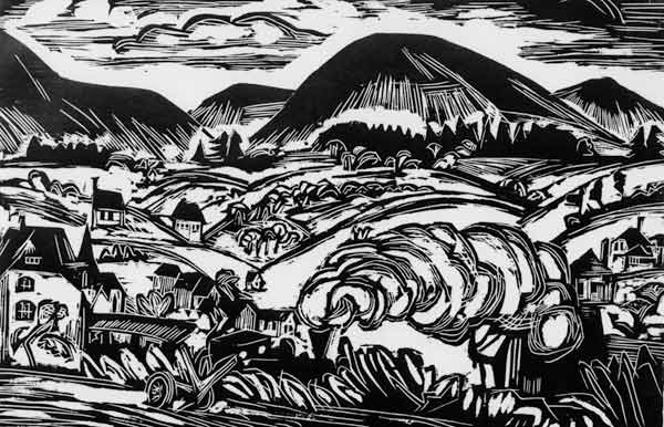 Taunus Landscape from Ernst Ludwig Kirchner