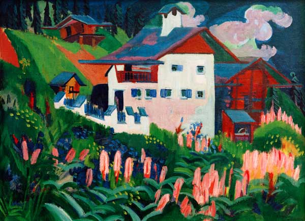 Our house in the meadows from Ernst Ludwig Kirchner