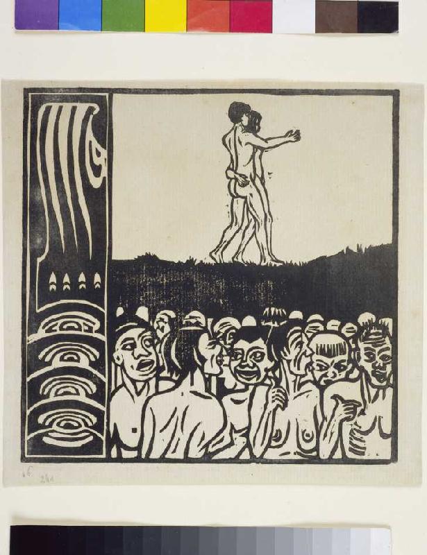 Vor den Menschen (Aus: Zwei Menschen, Mann und Weib) from Ernst Ludwig Kirchner