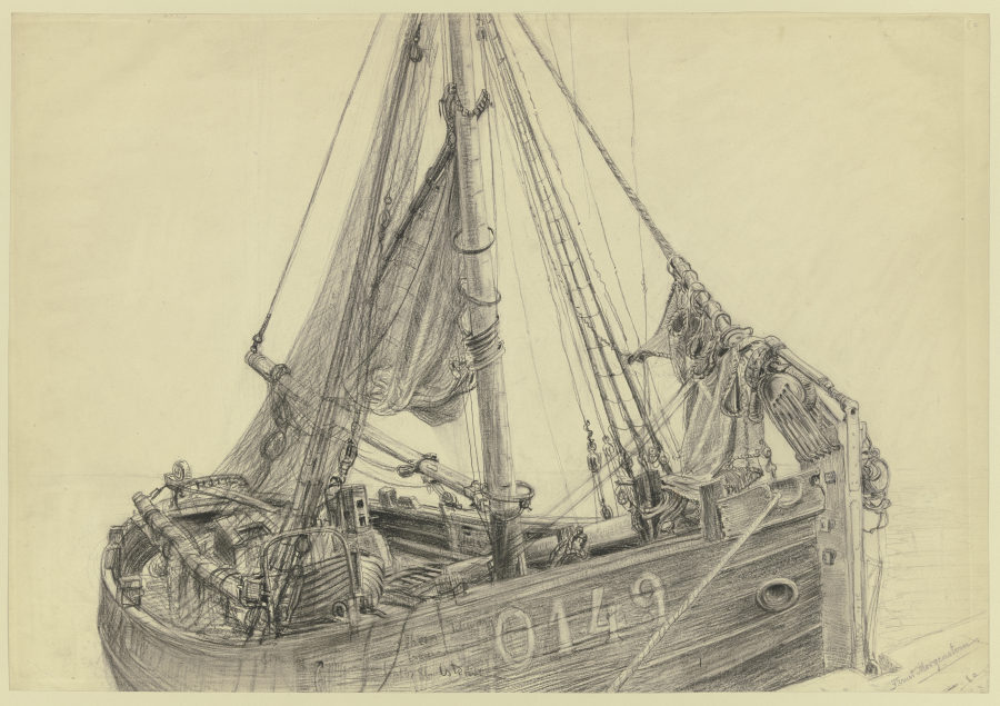 Fishing boat from Ernst Morgenstern