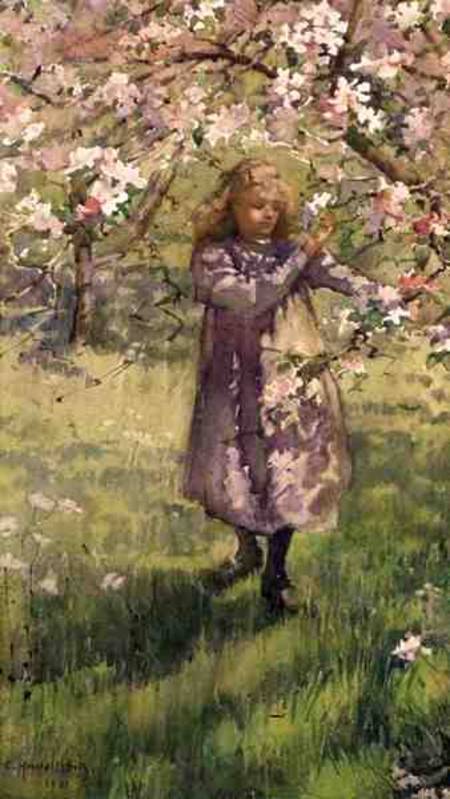 Picking Apple Blossom from Ethel Horsfall Ertz