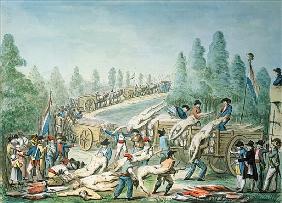 Transporting Corpses during the Revolution, c.1790