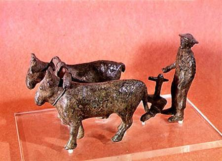 The Ploughman of Arezzo, from Cerveteri from Etruscan