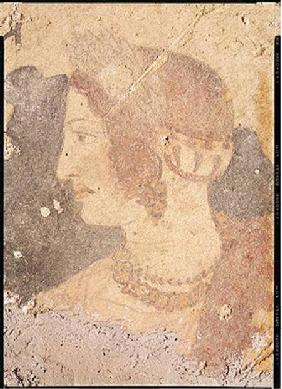 Head of a Young Woman, Velia, from the Tomb of the Orcus
