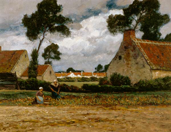 Farmstead in Flanders from Eugen Kampf