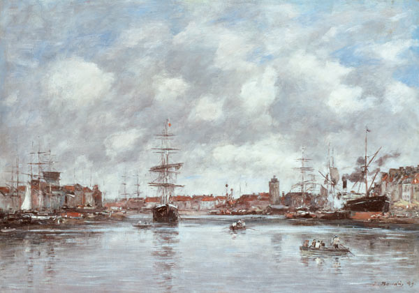 Dunkerque from Eugène Boudin