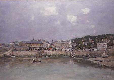The Harbour at Trouville from Eugène Boudin