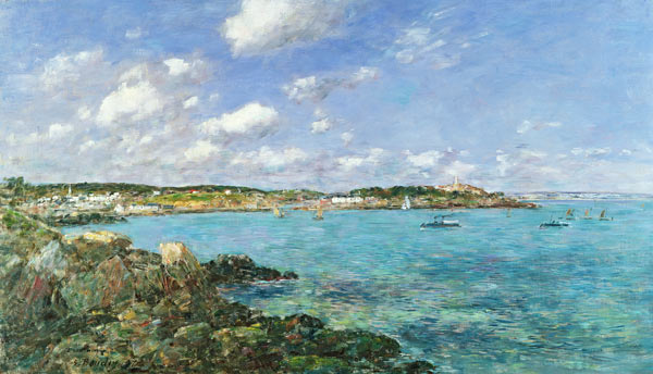 The Bay of Douarnenez from Eugène Boudin