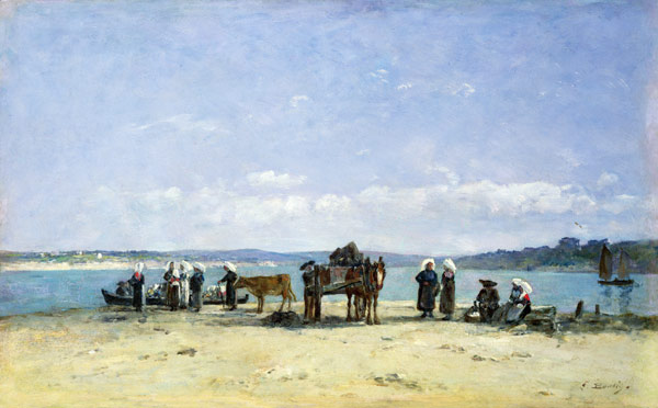 The Breton Fishermen's Wives from Eugène Boudin