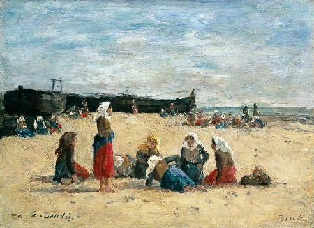 Berck, Fisherwomen on the Beach
