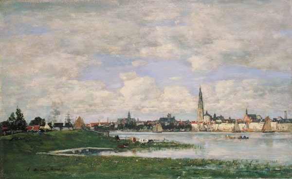 Look on Antwerp from Eugène Boudin