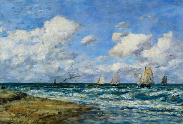 Marine scene from Eugène Boudin