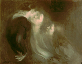 Her Mother's Kiss from Eugène Carrière