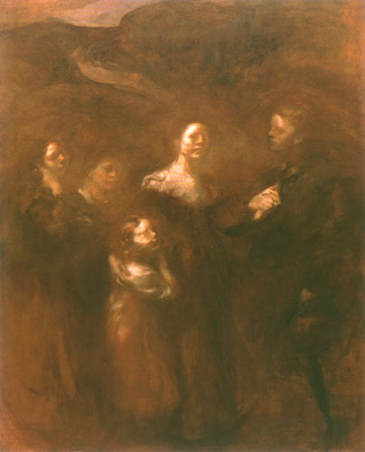 The fiances from Eugène Carrière