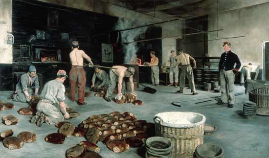 French armed forces bakery (Pain de ammunition) from Eugène Chaperon