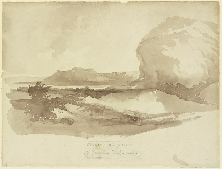 Landscape from Eugène Delacroix