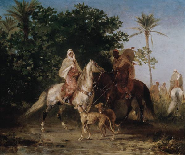Departing for the Hunt from Eugène Fromentin