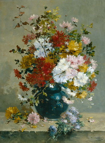 Bunch of flowers (detail) from Eugene Henri Cauchois