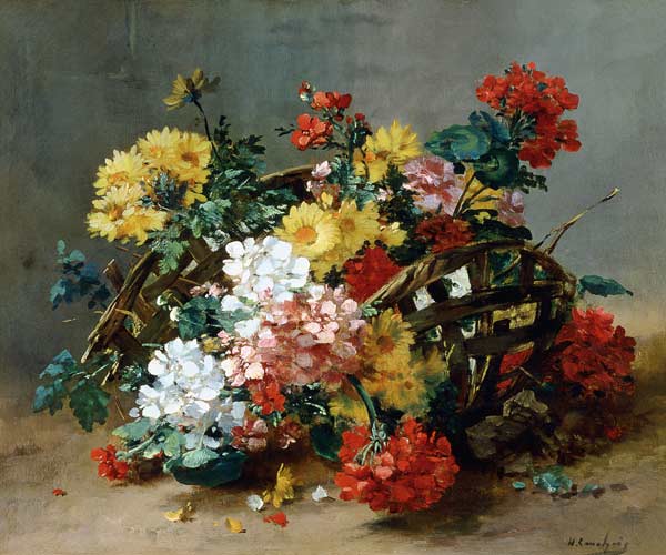 Flower Study from Eugene Henri Cauchois