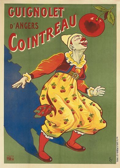 Advertising poster for Guignolet's Cointreau from Eugene Oge