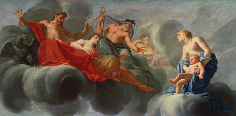 Venus Presenting Cupid to Jupiter from Eustache Le Sueur