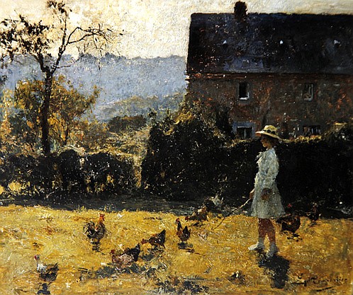 By the Farmhouse from Evariste Carpentier